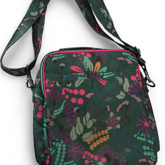 Lug Wrangler Multicolor Floral Crossbody Bag - Picture 3 of 3
